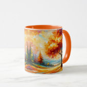 Landschaftsmalerei mit hellen Farben-96771 Tasse (VorderseiteRechts)