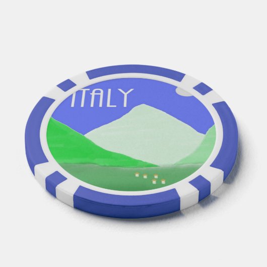 Landschaftsmalerei Pokerchips (Einzeln)