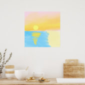 Landschaftsmalerei Poster (Küche)