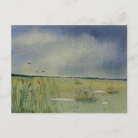 Landschaftsmalerei postkarte (Vorderseite)