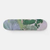 Landschaftsmalerei Vintage Kunst Skateboard (Horizontal)
