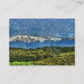 Landschaftsmalerei Visitenkarte (Rückseite)