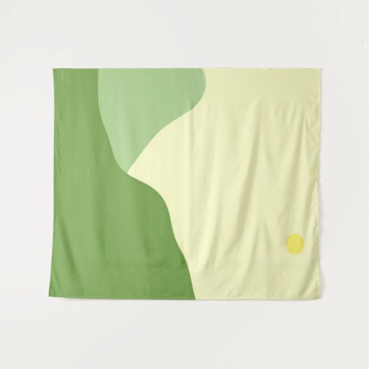 Landschaftsmalerei Wandteppich (Vorderseite (Horizontal))