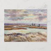 Landschaftsmalerei. Wilde Naturkunst Postkarte (Vorderseite)