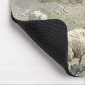 Landschaftsmauspad im Stil eines rustikalen Bauern Mousepad (Ecke)