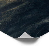 Landschaftsmeditation Ruhe Poster (Ecke)