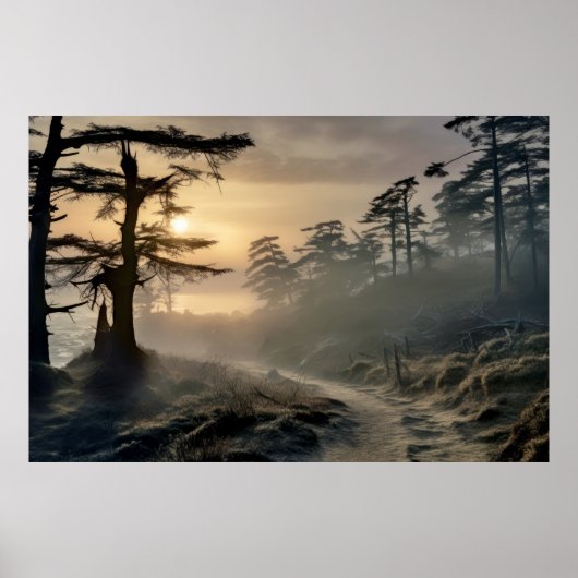 Landschaftsmeditation Ruhe Poster (Vorne)