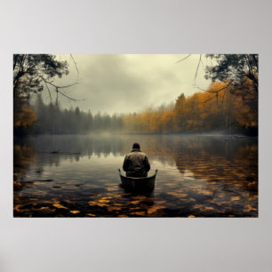 Landschaftsmeditation Ruhe Poster