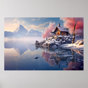 Landschaftsmedizin am See Ruhe Poster