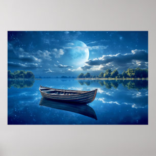 Landschaftsmedizin am See Ruhe Poster