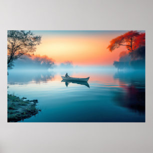 Landschaftsmedizin am See Ruhe Poster