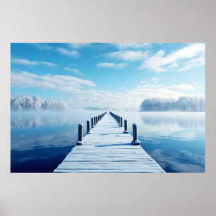 Landschaftsmedizin am See Ruhe Poster