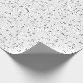 Landschaftsmuster für geometrische Holzlinien Geschenkpapier (Ecke)