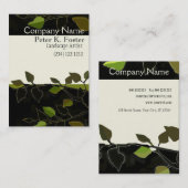 Landschaftsnatur-Baumast modern Visitenkarte (Vorne/Hinten)