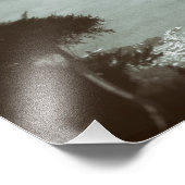 Landschaftsnebel Hillside Seetal Unterhalb Vintag Fotodruck (Ecke)