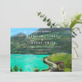 Landschaftsölpastellmalerei Schweiz Einladung (Stehend Vorderseite)