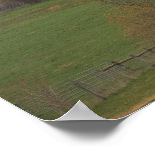 Landschaftspatch Poster (Ecke)