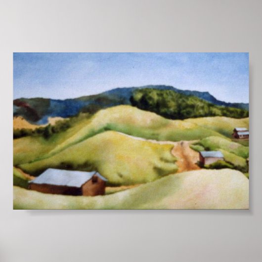 Landschaftspatch Poster (Vorne)