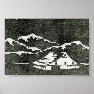 Landschaftspatch Poster