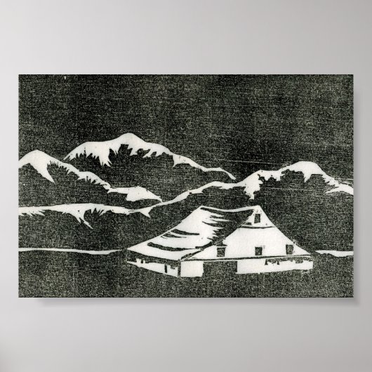 Landschaftspatch Poster (Vorne)