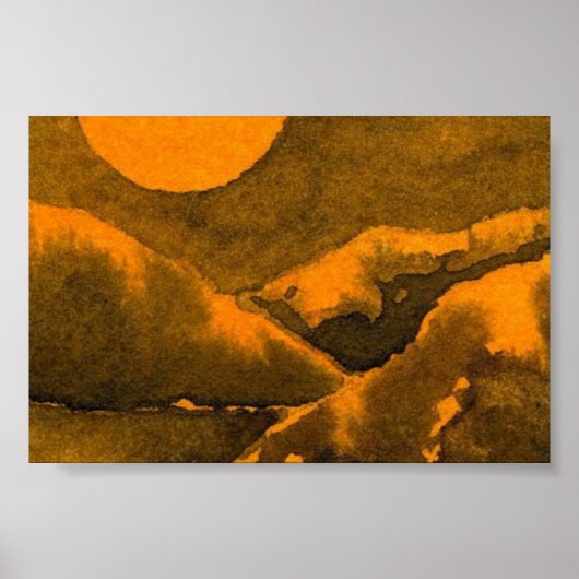 Landschaftspatch Poster (Vorne)