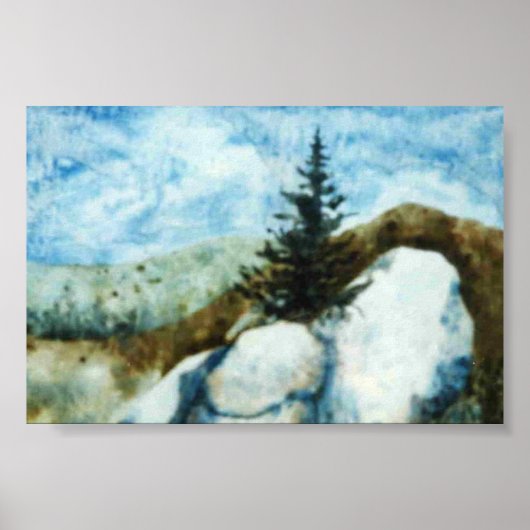 Landschaftspatch Poster (Vorne)