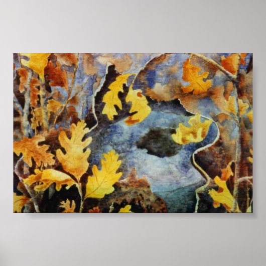 Landschaftspatch Poster (Vorne)