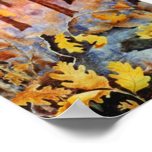 Landschaftspatch Poster (Ecke)