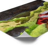 Landschaftspatch Poster (Ecke)