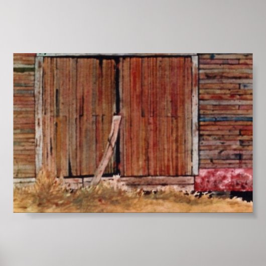 Landschaftspatch Poster (Vorne)