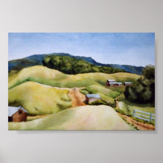 Landschaftspatch Poster (Vorne)