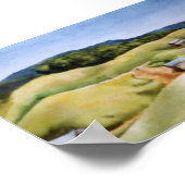Landschaftspatch Poster (Ecke)