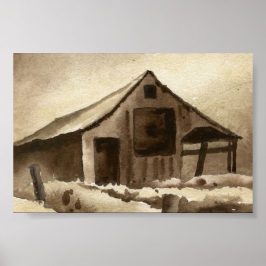 Landschaftspatch Poster (Vorne)