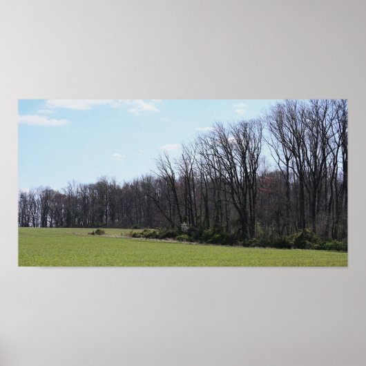 Landschaftspflege Foto Poster (Vorne)