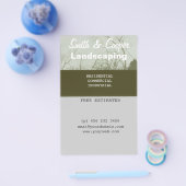 Landschaftspflege Gartenarbeit Personalisiert Flyer (Einzeln)