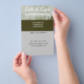Landschaftspflege Gartenarbeit Personalisiert Flyer (Handgriff)