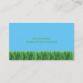 Landschaftspflege Instandhaltung von Laichen Pfleg Visitenkarte (Rückseite)