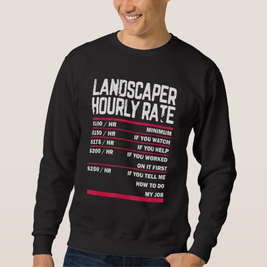 Landschaftspflege Rasenmäher für Landschaftsschutz Sweatshirt (Vorderseite)