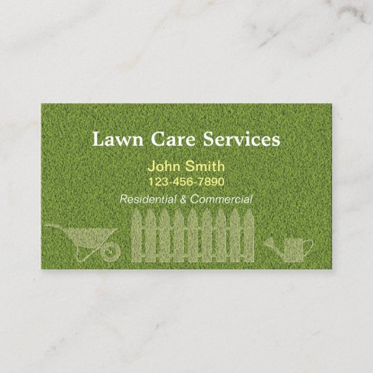 Landschaftspflege Visitenkarte (Vorderseite)