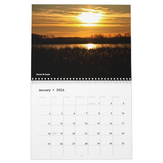Landschaftsphotographie-Sammlung Kalender (Jan 2026)