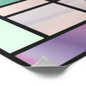 Landschaftspopster aus Hartglas Poster (Ecke)