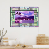 Landschaftspopster aus Hartglas Poster (Küche)