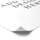 Landschaftspopster-Druck Poster (Ecke)