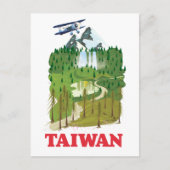 Landschaftspposter Taiwan Postkarte (Vorderseite)