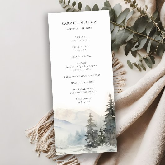 Landschaftsprogramm "Dusky Winter Snow Mountain" Einladung