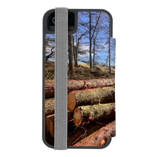 Landschaftsprotokolle.. Incipio iPhone Geldbeutel-Hülle (Folio Rückseite)