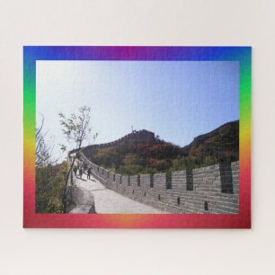 Landschaftsrätsel: Chinesischer Wall-Regenbogen Puzzle