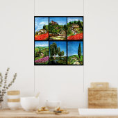 LANDSCHAFTSSAMMLUNG / Flora und Felder Poster (Küche)