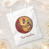 Landschaftsschaltfläche - Kokopelli Mondfeder 1 Geschenktütchen (Ausgeschnitten)