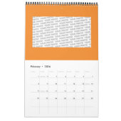 Landschaftsschaltfläche - Kokopelli Mondfeder 1 Kalender (Feb 2026)